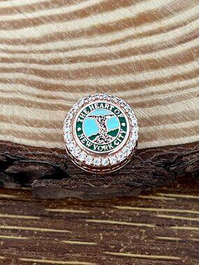 Pandora The Heart of New York City Rose Gold Plating Bead Charm S925 Silver